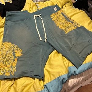 Comfortable sweat shorts.